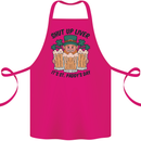 St Patricks Day Shut Up Liver Beer Alcohol Funny Cotton Apron 100% Organic Pink