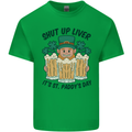 St Patricks Day Shut Up Liver Beer Alcohol Funny Kids T-Shirt Childrens Irish Green