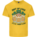 St Patricks Day Shut Up Liver Beer Alcohol Funny Kids T-Shirt Childrens Yellow