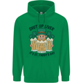 St Patricks Day Shut Up Liver Beer Alcohol Funny Mens 80% Cotton Hoodie Irish Green