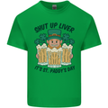 St Patricks Day Shut Up Liver Beer Alcohol Funny Mens Cotton T-Shirt Tee Top Irish Green