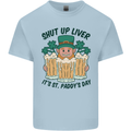 St Patricks Day Shut Up Liver Beer Alcohol Funny Mens Cotton T-Shirt Tee Top Light Blue