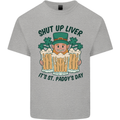 St Patricks Day Shut Up Liver Beer Alcohol Funny Mens Cotton T-Shirt Tee Top Sports Grey