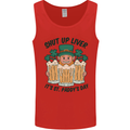 St Patricks Day Shut Up Liver Beer Alcohol Funny Mens Vest Tank Top Red