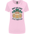 St Patricks Day Shut Up Liver Beer Alcohol Funny Womens Wider Cut T-Shirt Light Pink