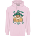 St Patricks Day Shut Up Liver Funny Beer Alcohol Childrens Kids Hoodie Light Pink
