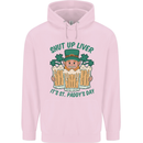 St Patricks Day Shut Up Liver Funny Beer Alcohol Childrens Kids Hoodie Light Pink