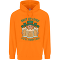 St Patricks Day Shut Up Liver Funny Beer Alcohol Childrens Kids Hoodie Orange