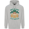 St Patricks Day Shut Up Liver Funny Beer Alcohol Childrens Kids Hoodie Sports Grey