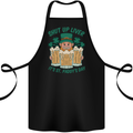 St Patricks Day Shut Up Liver Funny Beer Alcohol Cotton Apron 100% Organic Black