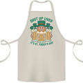 St Patricks Day Shut Up Liver Funny Beer Alcohol Cotton Apron 100% Organic Natural