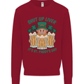 St Patricks Day Shut Up Liver Funny Beer Alcohol Kids Sweatshirt Jumper Red