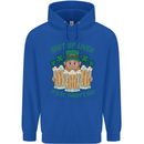 St Patricks Day Shut Up Liver Funny Beer Alcohol Mens 80% Cotton Hoodie Royal Blue