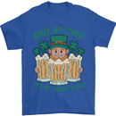 St Patricks Day Shut Up Liver Funny Beer Alcohol Mens T-Shirt 100% Cotton Royal Blue
