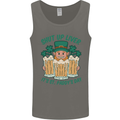 St Patricks Day Shut Up Liver Funny Beer Alcohol Mens Vest Tank Top Charcoal