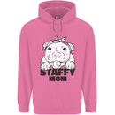 Staffy Mom Funny Staffordshirt Terrier Mens 80% Cotton Hoodie Azelea