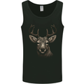 Stag Deer Mens Vest Tank Top Black