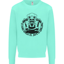 Stand Back El Jefe is Grilling Funny BBQ Skull Kids Sweatshirt Jumper Peppermint