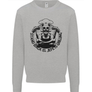 Stand Back El Jefe is Grilling Funny BBQ Skull Kids Sweatshirt Jumper Sports Grey