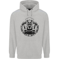Stand Back El Jefe is Grilling Funny BBQ Skull Mens 80% Cotton Hoodie Sports Grey