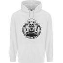 Stand Back El Jefe is Grilling Funny BBQ Skull Mens 80% Cotton Hoodie White