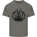 Stand Back El Jefe is Grilling Funny BBQ Skull Mens Cotton T-Shirt Tee Top Charcoal