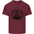 Stand Back El Jefe is Grilling Funny BBQ Skull Mens Cotton T-Shirt Tee Top Maroon