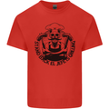 Stand Back El Jefe is Grilling Funny BBQ Skull Mens Cotton T-Shirt Tee Top Red