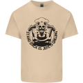 Stand Back El Jefe is Grilling Funny BBQ Skull Mens Cotton T-Shirt Tee Top Sand