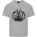 Stand Back El Jefe is Grilling Funny BBQ Skull Mens Cotton T-Shirt Tee Top Sports Grey