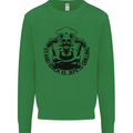 Stand Back El Jefe is Grilling Funny BBQ Skull Mens Sweatshirt Jumper Irish Green