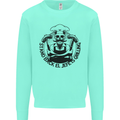 Stand Back El Jefe is Grilling Funny BBQ Skull Mens Sweatshirt Jumper Peppermint