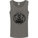 Stand Back El Jefe is Grilling Funny BBQ Skull Mens Vest Tank Top Charcoal