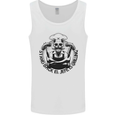 Stand Back El Jefe is Grilling Funny BBQ Skull Mens Vest Tank Top White