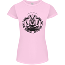 Stand Back El Jefe is Grilling Funny BBQ Skull Womens Petite Cut T-Shirt Light Pink