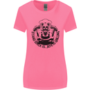 Stand Back El Jefe is Grilling Funny BBQ Skull Womens Wider Cut T-Shirt Azalea