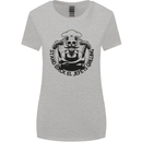 Stand Back El Jefe is Grilling Funny BBQ Skull Womens Wider Cut T-Shirt Sports Grey