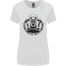 Stand Back El Jefe is Grilling Funny BBQ Skull Womens Wider Cut T-Shirt White