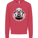 Stand Back El Jefe is Grilling Funny Skull BBQ Kids Sweatshirt Jumper Heliconia