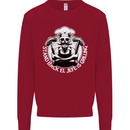 Stand Back El Jefe is Grilling Funny Skull BBQ Kids Sweatshirt Jumper Red