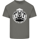 Stand Back El Jefe is Grilling Funny Skull BBQ Kids T-Shirt Childrens Charcoal