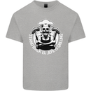 Stand Back El Jefe is Grilling Funny Skull BBQ Kids T-Shirt Childrens Sports Grey