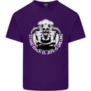 Stand Back El Jefe is Grilling Funny Skull BBQ Mens Cotton T-Shirt Tee Top Purple