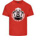 Stand Back El Jefe is Grilling Funny Skull BBQ Mens Cotton T-Shirt Tee Top Red