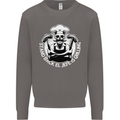 Stand Back El Jefe is Grilling Funny Skull BBQ Mens Sweatshirt Jumper Charcoal