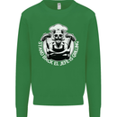 Stand Back El Jefe is Grilling Funny Skull BBQ Mens Sweatshirt Jumper Irish Green