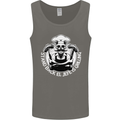 Stand Back El Jefe is Grilling Funny Skull BBQ Mens Vest Tank Top Charcoal