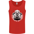 Stand Back El Jefe is Grilling Funny Skull BBQ Mens Vest Tank Top Red