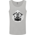 Stand Back El Jefe is Grilling Funny Skull BBQ Mens Vest Tank Top Sports Grey