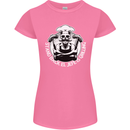 Stand Back El Jefe is Grilling Funny Skull BBQ Womens Petite Cut T-Shirt Azalea